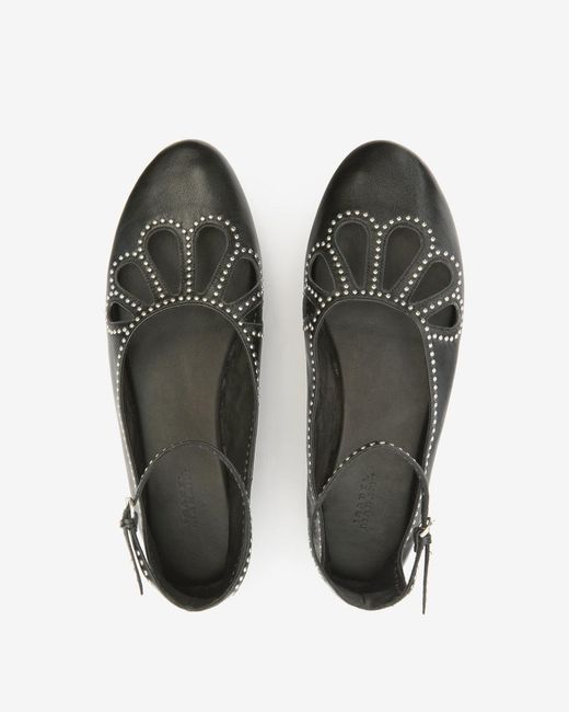 Isabel Marant Green Bloris Ballet Flats