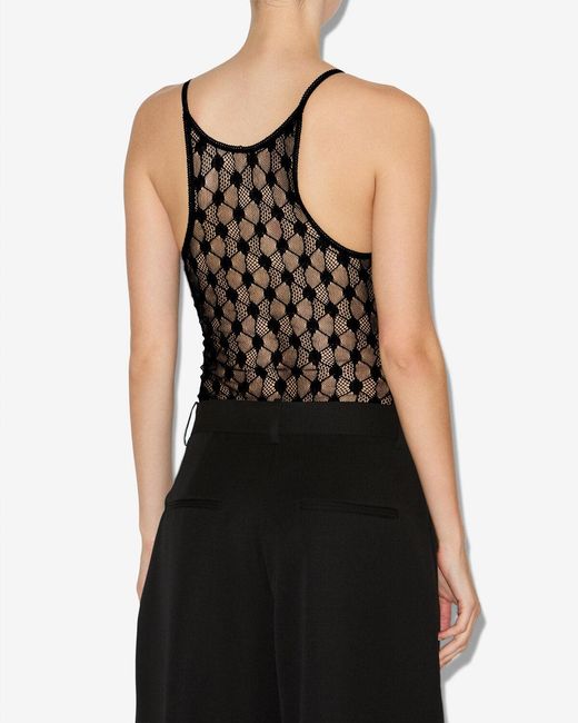 Isabel Marant Black Mildy Bodysuit