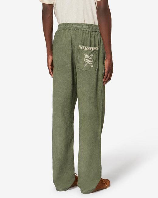Isabel Marant Green Zabel Pants for men