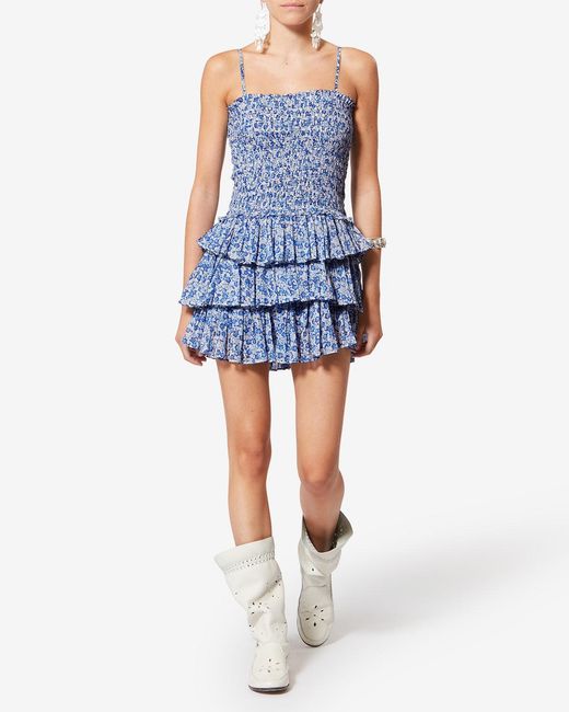 Isabel Marant Blue Elodie Dress