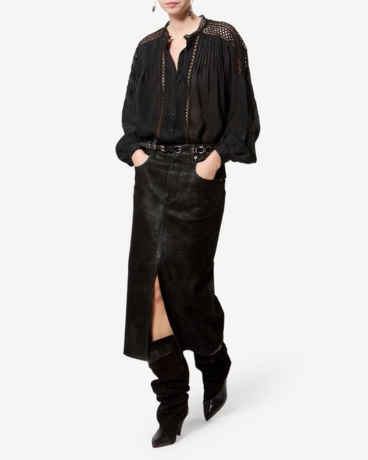 Isabel Marant Black Bisane Skirt