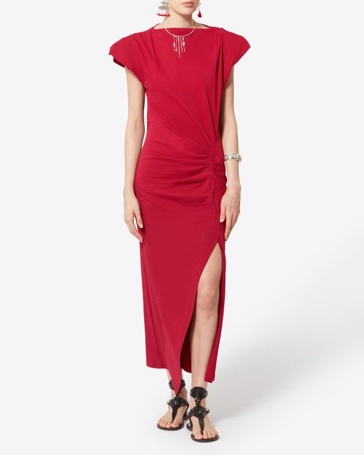 Isabel Marant Red Nadela Dress