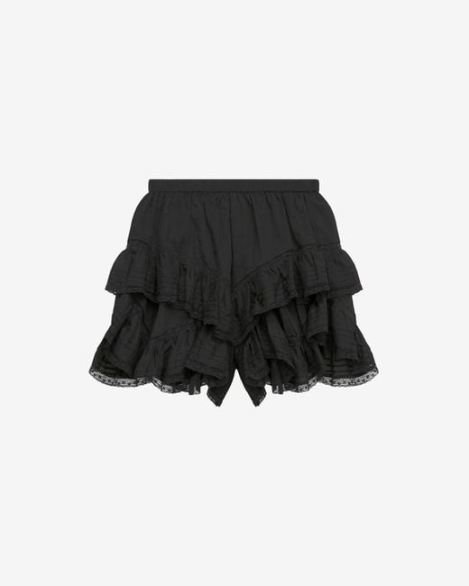 Isabel Marant Gisele Shorts in Black | Lyst