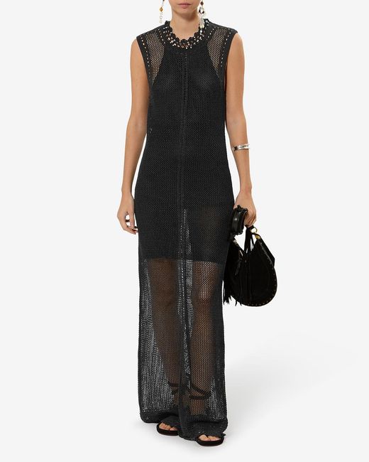 Isabel Marant Black Metaya Dress
