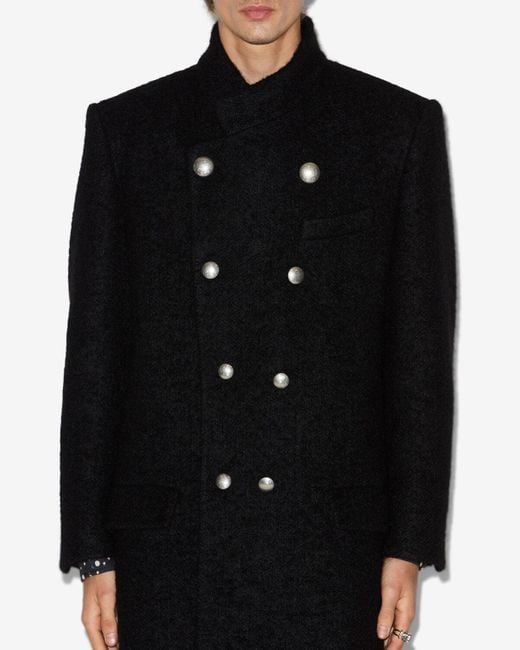Cappotto Gil di Isabel Marant in Black da Uomo