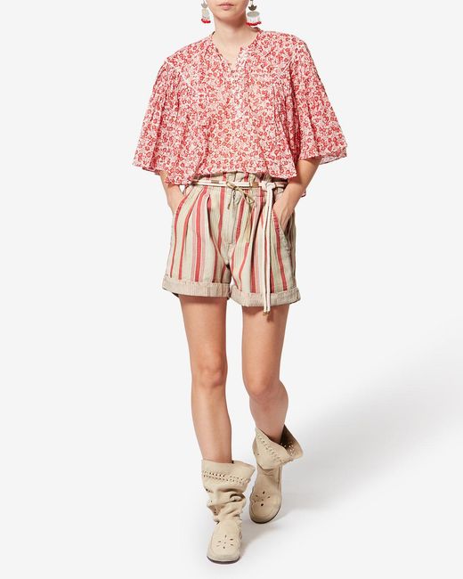 Isabel Marant White Nirma Shorts