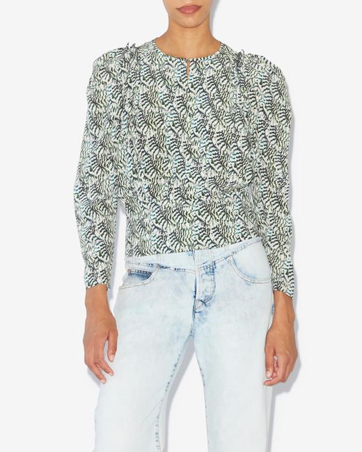 Isabel Marant Blue Zarga Top