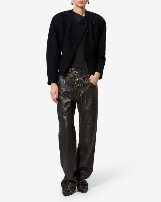 Isabel Marant Black Suna Wool Jacket