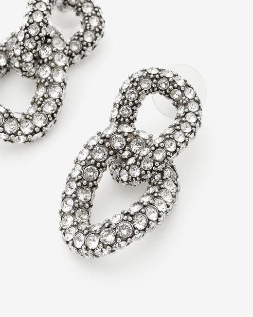 Isabel Marant White Funky Ring Earrings