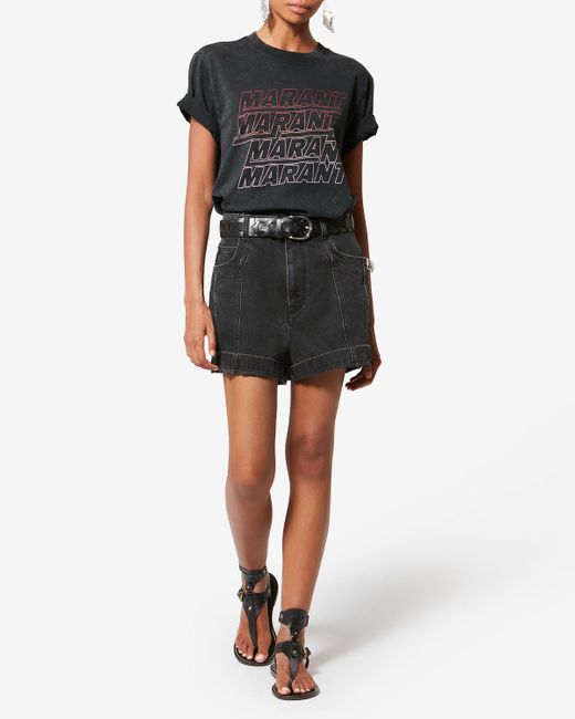 Isabel Marant Black Zoeline T-Shirt