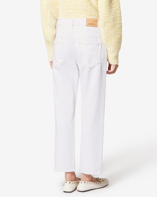 Isabel Marant White Dakota Pants