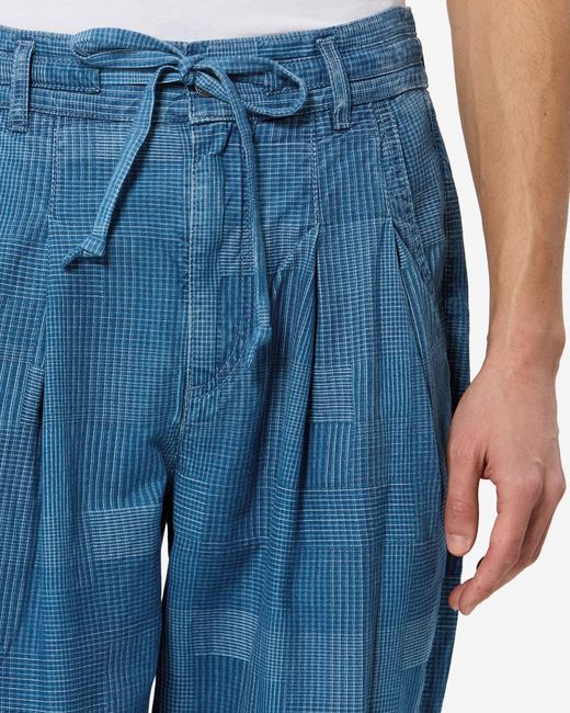 Isabel Marant Blue Denzey Pants for men
