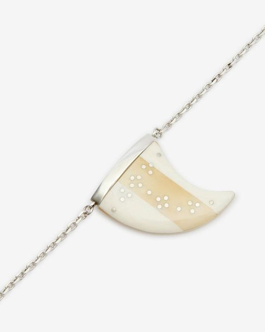 Isabel Marant White Ellen Necklace