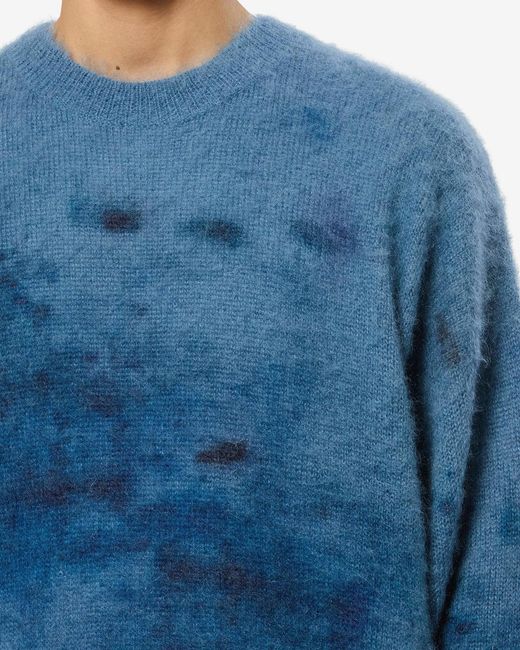 Isabel Marant Blue Ayden Mohair Sweater for men