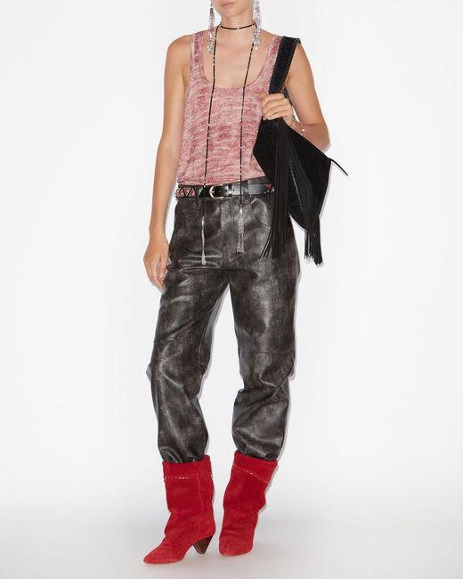 Isabel Marant Pink Thea Tank Top