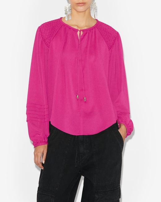 Isabel Marant Pink Lamaya Top