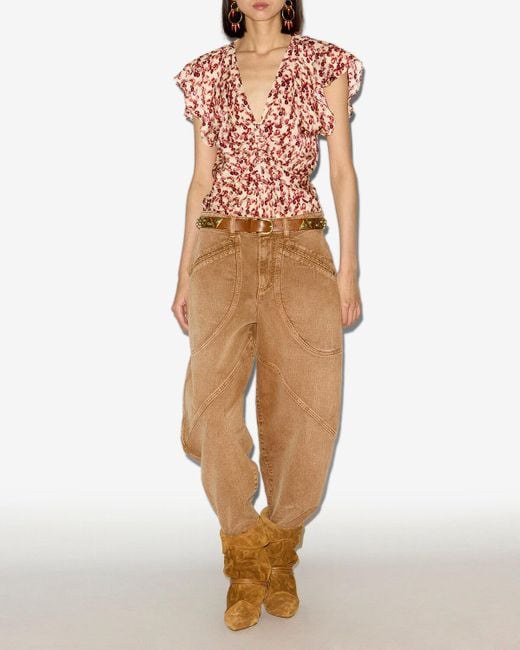 Isabel Marant White Top Lonea