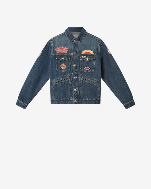 Isabel Marant Blue Jarvey Jacket for men