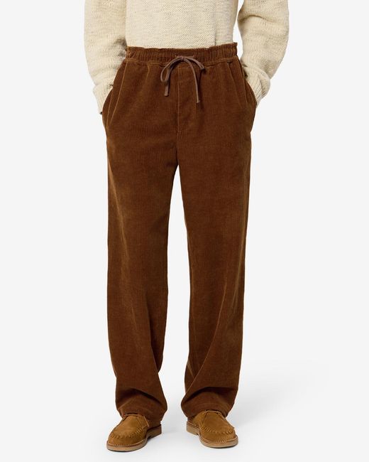 Isabel Marant Brown Arlen Pants for men