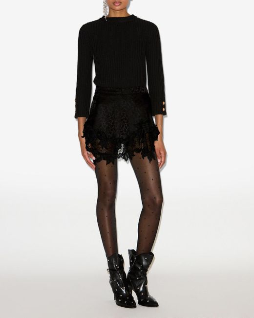 Isabel Marant Black Reana Skirt