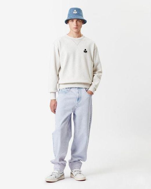 Isabel Marant White Mike Sweatshirt for men