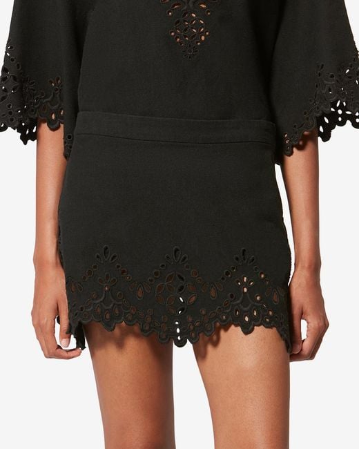 Isabel Marant Black Blouma Skirt