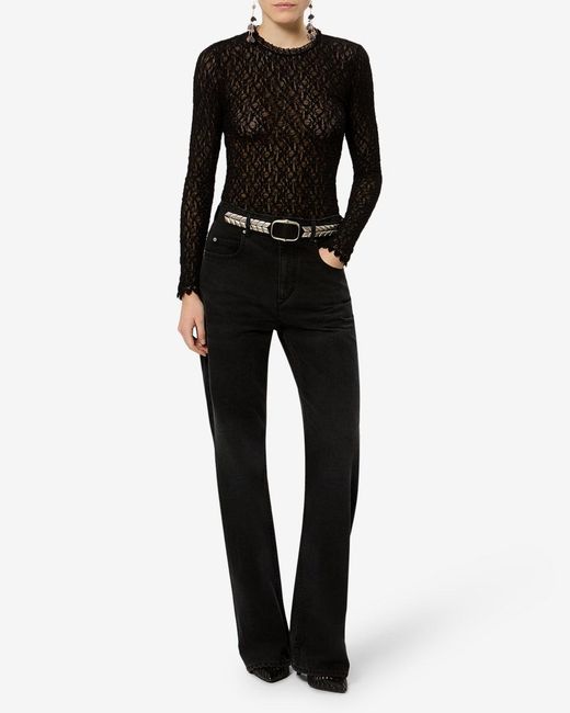 Isabel Marant Black Brany Top