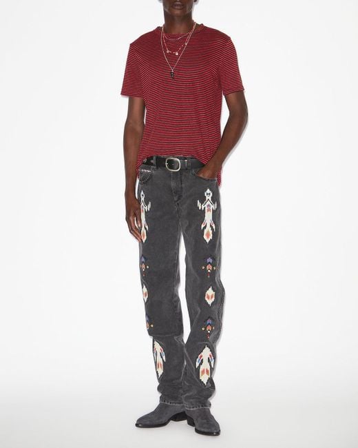 Isabel Marant Red Top 'Leon' for men