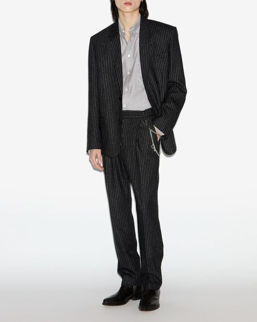 Giacca Freddie di Isabel Marant in Black da Uomo
