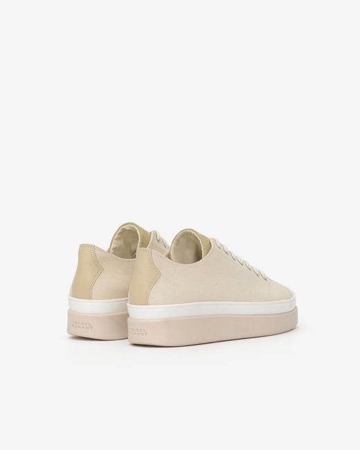 Isabel Marant White Austen Low Sneakers