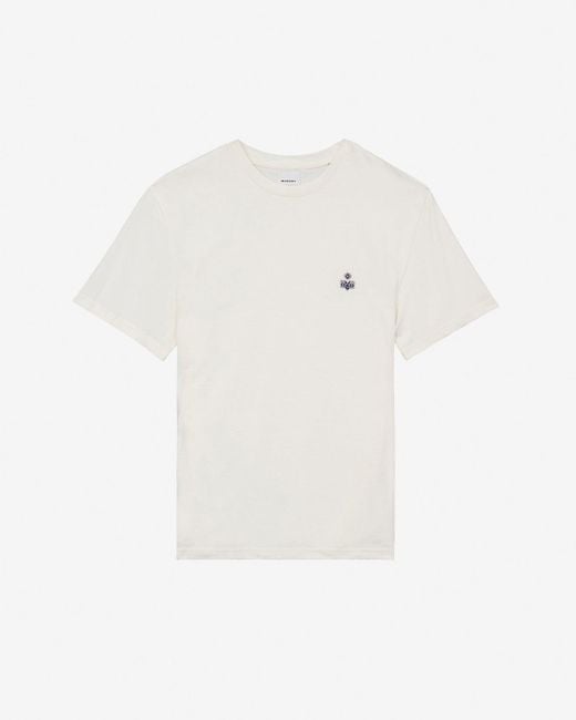 Isabel Marant White Hugo T-Shirt for men