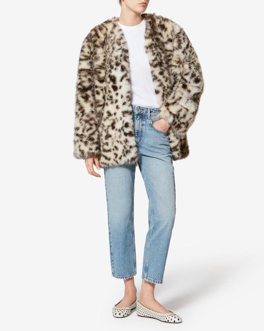 Isabel Marant Natural Aglae Coat
