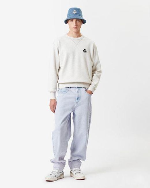 Isabel Marant White Mike Sweatshirt for men