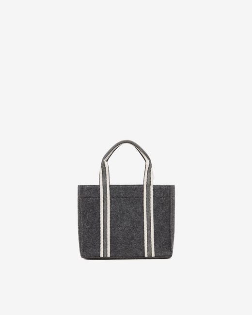 Isabel Marant White Aruba Small Wool Hand Carried Bag
