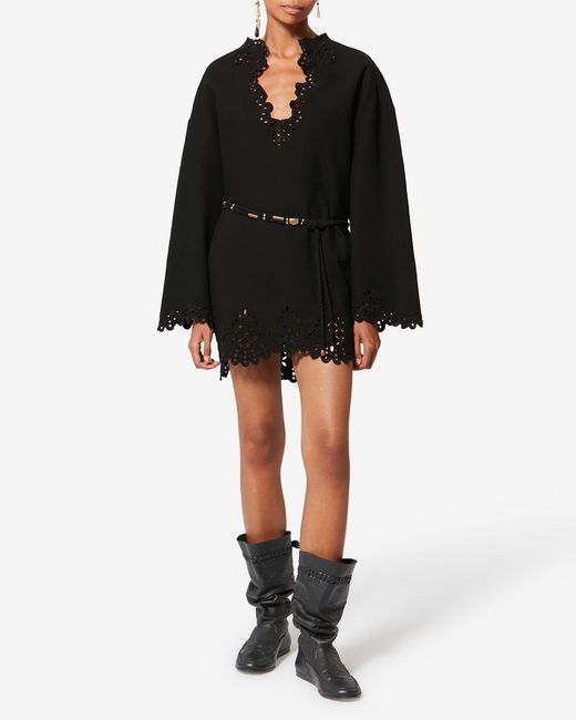 Isabel Marant Black Sherazade Dress