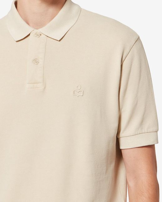 Isabel Marant White Afko Polo for men