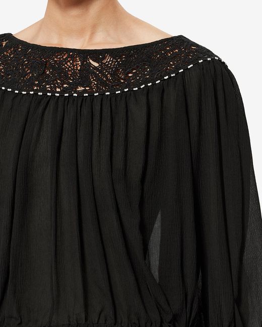 Isabel Marant Black Nelida Blouse