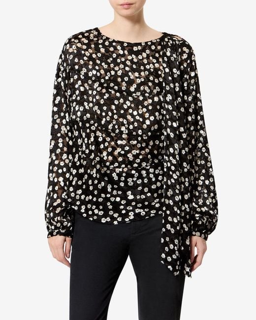 Isabel Marant Black Firma Top