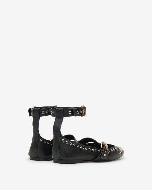 Isabel Marant Black Ylza Ballerinas