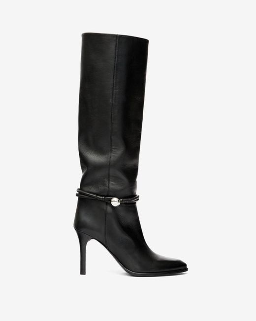 Stivali Ieva Con Bottone di Isabel Marant in Black