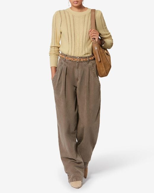Isabel Marant Natural Kalyn Sweater