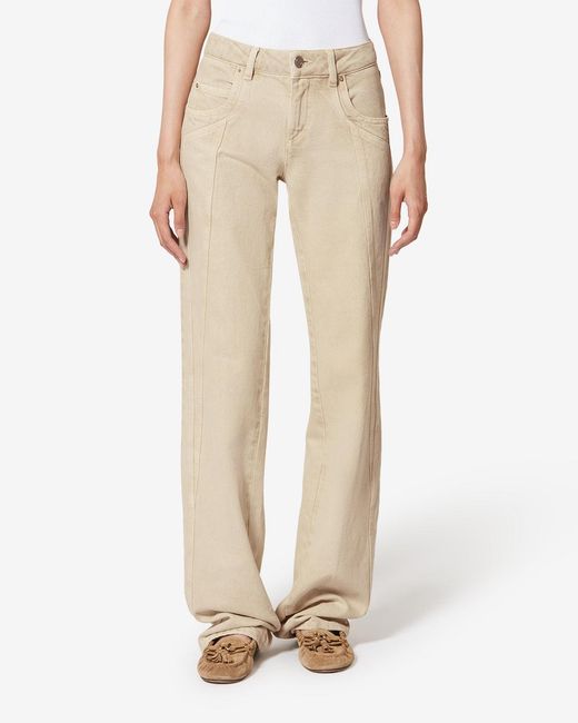 Isabel Marant Natural Jaylis Pants