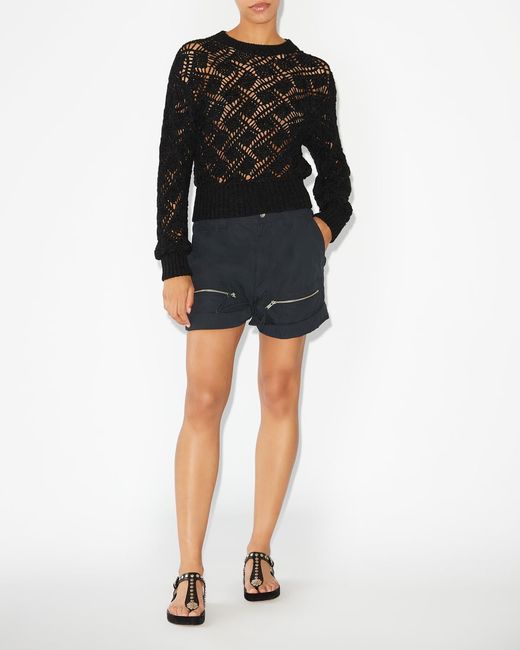 Isabel Marant Blue Kynan Shorts
