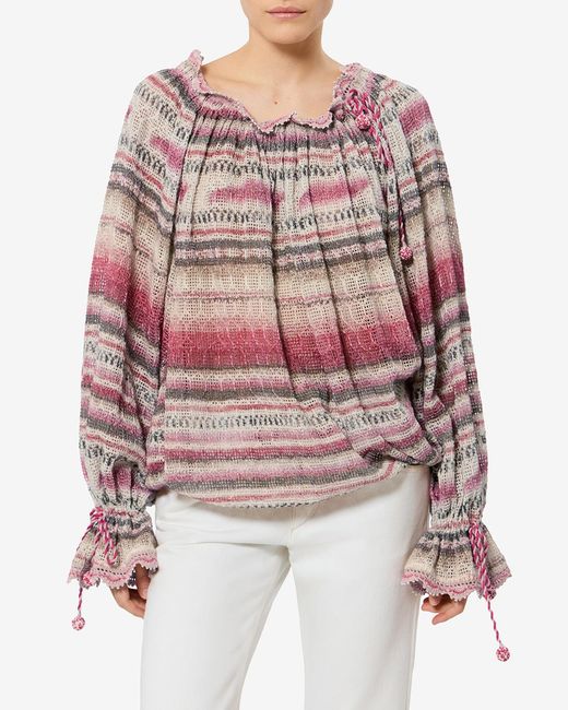 Isabel Marant White Nalyna Top