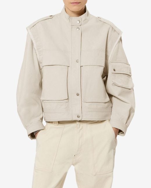 Isabel Marant White Edany Jacket