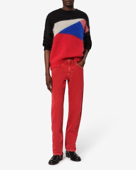 Isabel Marant Blue Leonard Mohair Sweater for men