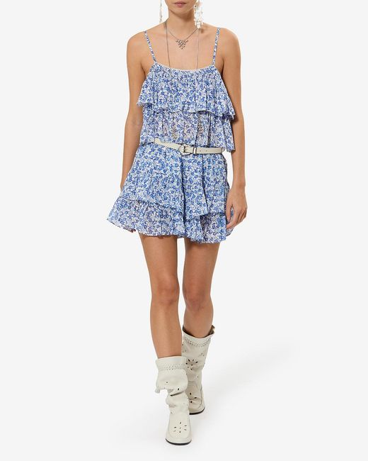 Isabel Marant Blue Erisa Top
