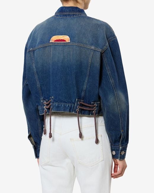 Isabel Marant Blue Demia Jacket