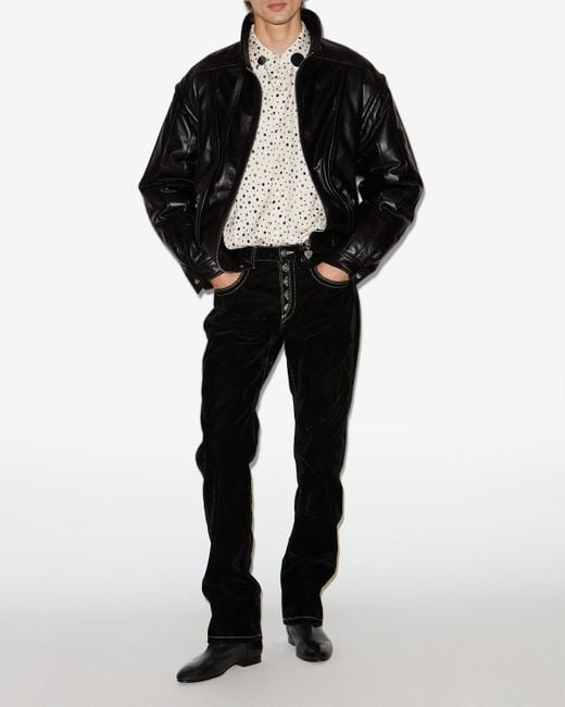 Isabel Marant Black Yosri Jacket for men