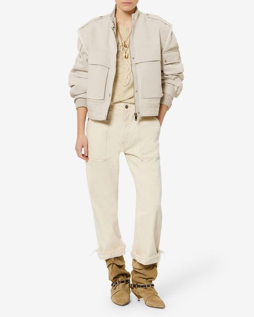 Isabel Marant White Edany Jacket
